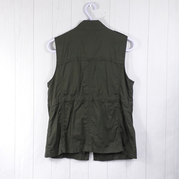Lydelle | army green utility vest - Picture 5 of 9